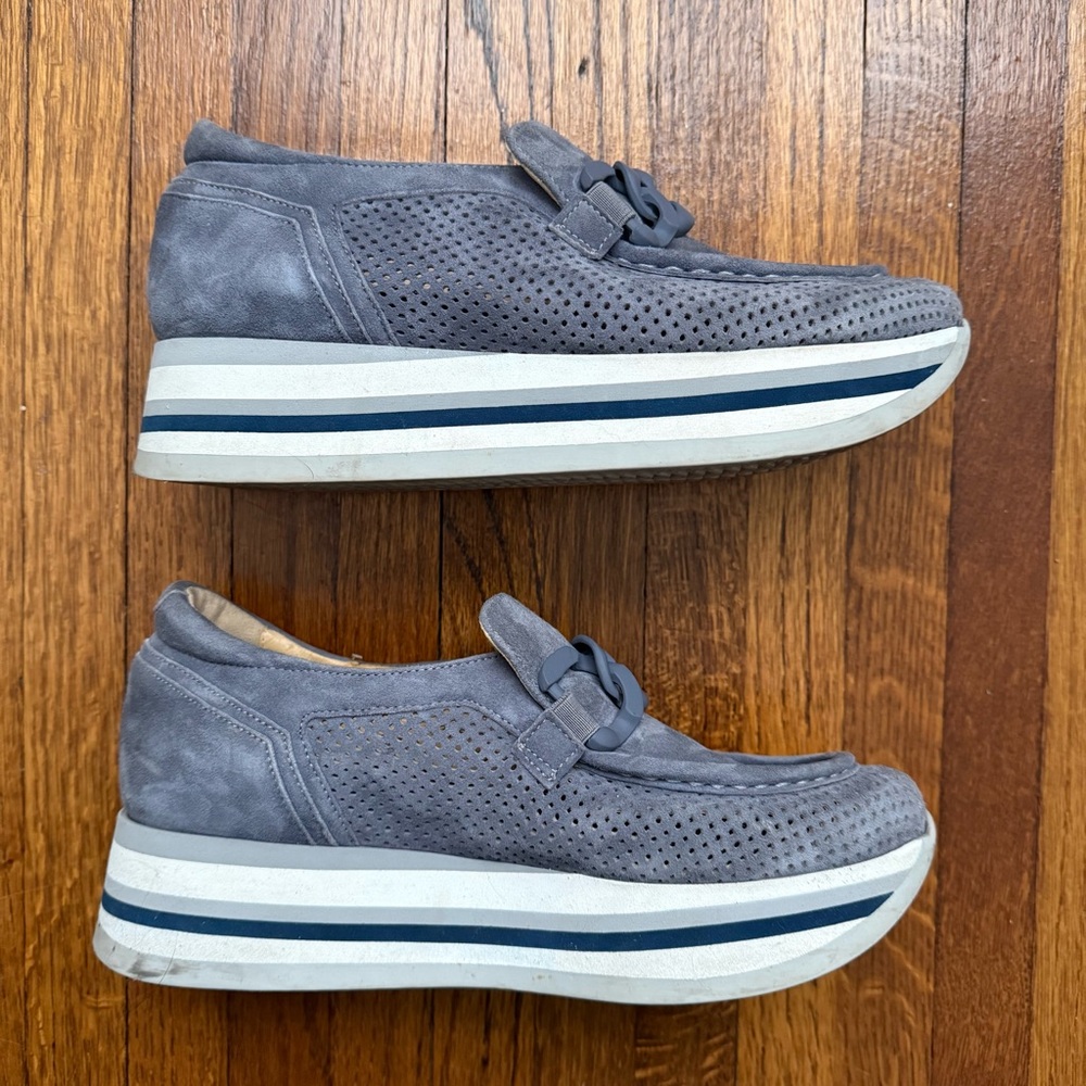 Softwaves Cassie Suede Platform Slip-on Sneakers - Picture 6 of 8